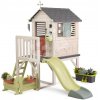 Domček na pilieroch pre záhradníka House On Stilts Life Smoby so šmykľavkou a UV filtrom