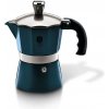 Kávovar na espresso pre 3 osoby Berlingerhaus Metallic Line Aquamarine BH-6383