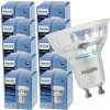 10x GU10 LED žiarovka PHILIPS 4,9W 550lm 4000k prémiová