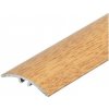 Oblý prechodový profil AL CEZAR - 30 x 5 x 930 mm - Samolepiaco-narážací - LW305w1 - Fólia Dub ušľachtilý - 9331909