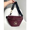 Bordová crossbody kapsička Laura Biaggi