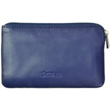 Segali Kožená mini peňaženka kľúčenka 7289 blue