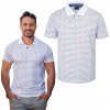 Pako Jeans pánske polo tričko Klasické pánske polo tričko s vzorom bavlna PIKA, veľkosť XXL