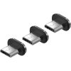 AlzaPower MagCore Plug Micro USB, 3 ks APW-CBMG-CMU3