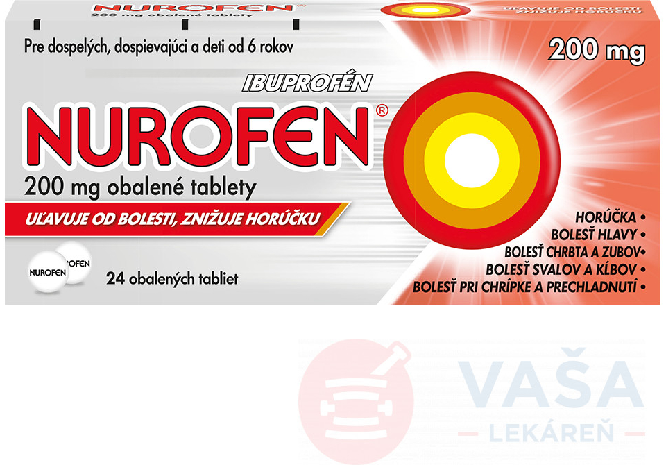Nurofen 200 mg tbl.obd.24 x 200 mg