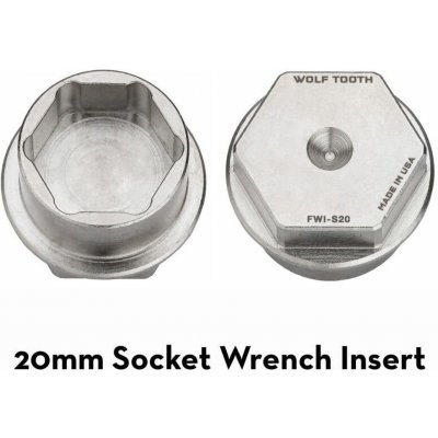 Wolf Tooth FLAT WRENCH INSERT 20 mm socket