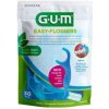 GUM easy-flossers zubná niť na držiaku, mätová, odolná, 30 ks