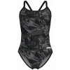 Dámske plavky Arena, TEAM CRACKLE Čierna,tmavo sivá 42