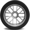 HOT RACE TIRES Mechové přední gumy, PAN CAR 1/10, stříbrný disk, sh 35, 2 ks.