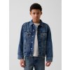 GAP Detská džínsová bunda Icon Tmavomodrá S