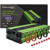 Qoltec Menič napätia | nabíjanie batérie | UPS | 3000W | 6000W | 12V až 230V | Čistý sínus | LCD