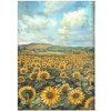 Ryžový papier A4 Sunflower art slnečnicové pole