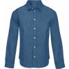 NEOBLU Pánska džínsová košeľa Bennett - Svetlý denim | 3XL
