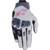 Rukavice STELLA SP X 3, ALPINESTARS, dámské (šedá/tmavě šedá/černá/růžová, vel. S)