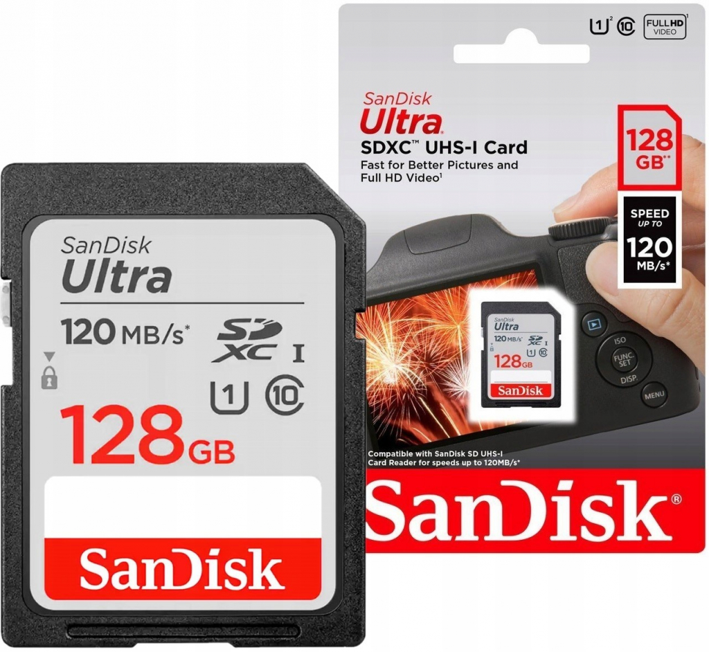 SanDisk SDXC 128GB SDSDUN4-128G-GN6IN