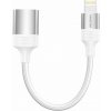 Adaptér OTG Swissten Lightning - USB-A 0,13 m biely