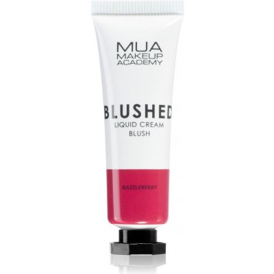 MUA Makeup Academy Blushed Liquid Blusher tekutá lícenka odtieň Razzleberry 10 ml