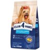 CLUB 4 PAWS Premium pre dospelé psy miniatúrnych a malých plemien s lososom 2 kg (5474) + DARČEK