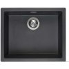 Reginox Amsterdam 560 Black metalic (silvery) (Granitový jednodrez bez odkvapu, s montážou na pracovnú dosku. Hĺbka vaničky 20 cm. Minimálna šírka skrinky 60 cm, )