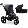 TFK ProA 2v1 Premium Grey Combi carrycot + Seat unit Hlboká vanička Anthracite with Red Higlights