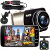 Retoo Dashcam kamera so zadnou kamerou Full HD 1080p 170° Recorder Video farebný LCD displej 4,3