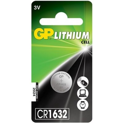 GP lithiová baterie 3V CR1632 1ks blistr