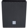 Prosperplast Rato Low Kvetináč 22,3 x 22,3 x 22,8 cm, antracit