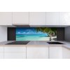 DIMEX | Dibond doska za kuchynskú linku | DBW-18060-091 Pláž v raji | 180 x 60 cm + Dibond obkladová doska Dimex do kuchyne Pláž v raji v rozmere 180 x 60 cm + lepidlo zadarmo