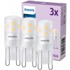 3x LED žiarovka G9 kapsula 1,9W = 25W 220lm 2700K teplá biela 320° EC Multipack Philips