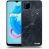 Picasee silikónový prehľadný obal pre Realme C11 (2021) - Black marble
