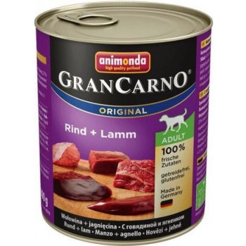 Animonda Gran Carno Adult hovädzie & jahňacie 6 x 0,8 kg