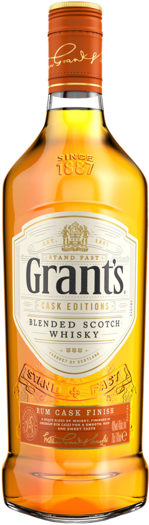 Grant\'s Rum Cask Finish 40% 0,7 l (čistá fľaša)