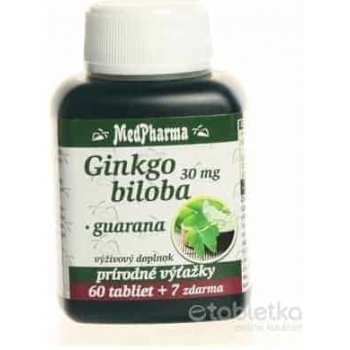 MedPharma Ginkgo biloba + Guarana 67 tabliet