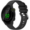 Remienok Solid Wristband čierny pre Garmin Forerunner 158