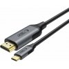 Tech-Protect Kabel UltraBoost, typ C na HDMI 2.0, 4K 60HZ, 180 cm, černý