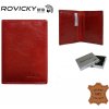 Rovicky N1912 - Peňaženka kožená slim red