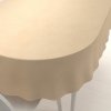 Biante Zamatový oválny obrus Velvet Prémium SVP-006 Pieskovo béžový 100x160 cm