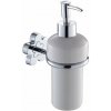 SAGITTARIUS Dávkovač mydla na stenu FLOS s držiakom, chróm-biela keramika