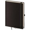Helma 365 Bodkovaný zápisník Double Black A5 (L)