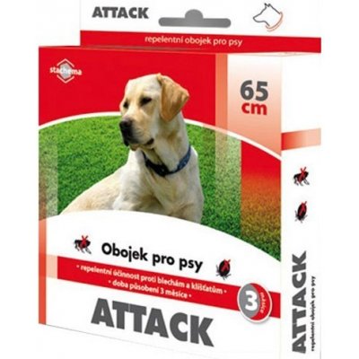 Stachema attack Obojok pre psov antiparazitný 65 cm