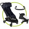 Akčný set Bugaboo Butterfly 2 complete BLACK/DEEP INDIGO-DEEP INDIGO + madlo + pláštenka