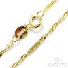 ADANITO BRRK0154G - Zlatá retiazka 50 cm 2.03 g