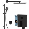 kielle Arkas I - Sprchový set s batériou pod omietku, na 2 spotrebiče, s príslušenstvom a telesom, m - 20611SP14