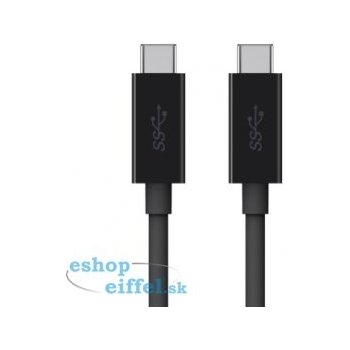 Belkin F2CU049bt2M-BLK USB-C to USB-C monitor, 2m, černý