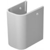 Duravit Happy D.2 - Polostĺp, WonderGliss, biela 08583200001