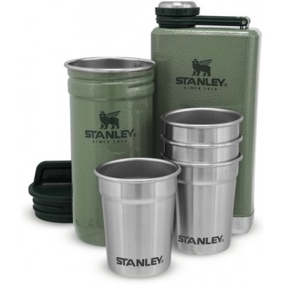STANLEY® Dárkový set STANLEY Adventure Series placatka / butylka 250ml + panáky 4ks - zelený