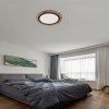 NEDES J1352/BW Stropné LED svietidlo s diaľk. ovládačo 25W, 3000K-6500K, 1900lm, IP20, biela/čierna/hnedá