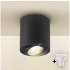 | Brilagi - LED RGBW stmievateľné bodové svietidlo MIA 1xGU10/4,8W/230V 84x80 mm čierne | BG0590+AI2382