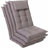 Blumfeldt Sylt, poduška s vysokou zadnou časťou, na vyššie polohovacie kreslo, vankúš, polyester, 50 x 120 x 9 cm, 4 x poduška (CPT10_10221529-4_)