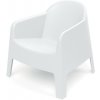 Prosperplast Záhradné kreslo MILANES 74,5x73x73,5 cm biele